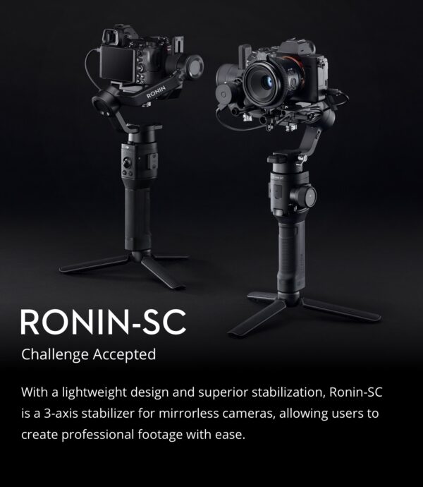 Estabilizador Gimbal DJI Para Cámaras DSLR Ronin-SC - Imagen 5
