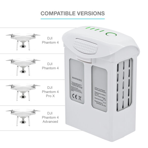 Batería DJI Para Drones Serie DJI Phantom 4 - Imagen 4